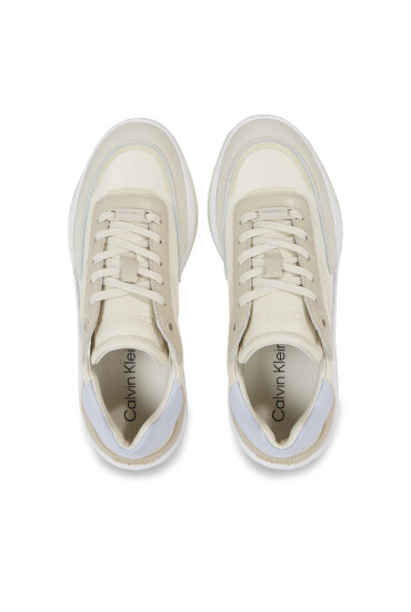 Calvin Klein Сникърси Cloud Wedge Lace Up HW0HW01647 Бежов - Mera.bg