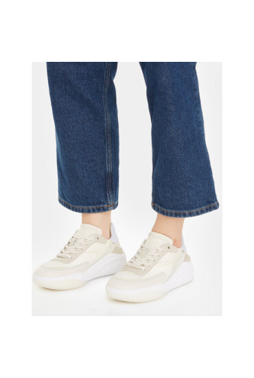 Calvin Klein Сникърси Cloud Wedge Lace Up HW0HW01647 Бежов - Mera.bg