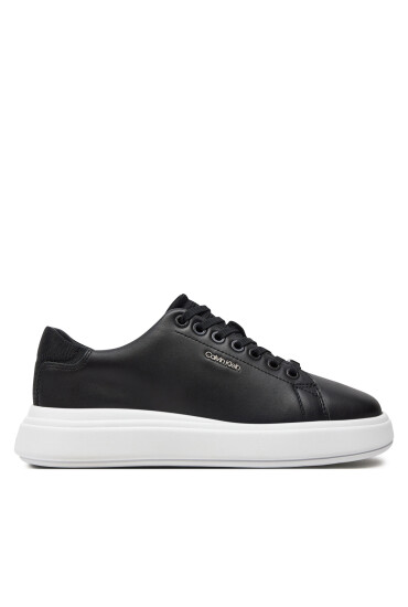 Calvin Klein Сникърси Cupsole Lace Up Calvin Mtl Lth HW0HW02034 Черен - Mera.bg