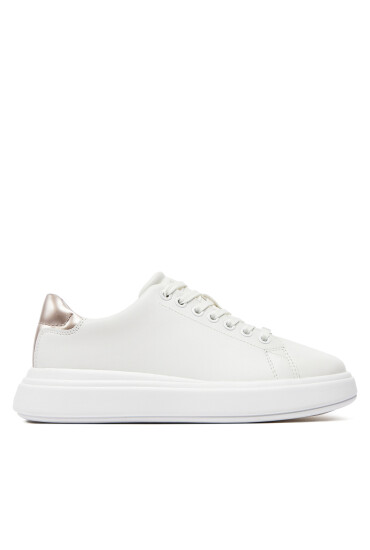 Calvin Klein Сникърси Cupsole Lace Up Leather HW0HW01987 Бял - Mera.bg
