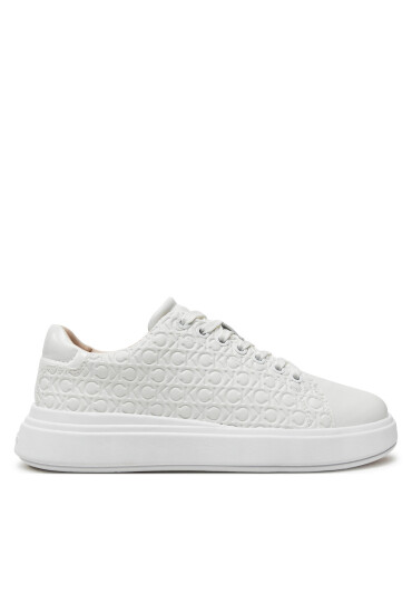 Calvin Klein Сникърси Cupsole Lace Up Saff Mono HW0HW02103 Бял - Mera.bg