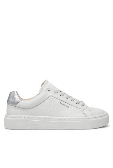 Calvin Klein Сникърси Cupsole Lace Up W/Ml HW0HW02288 Бял - Mera.bg