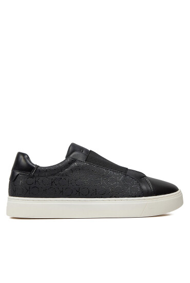 Calvin Klein Сникърси Cupsole Slip On Epi Mono HW0HW02030 Черен - Mera.bg