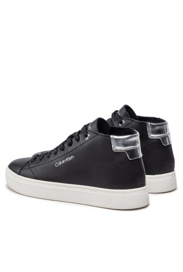 Calvin Klein Сникърси Cupsole Unlined High Top-Lth HW0HW01052 Ck Black BAX - Mera.bg