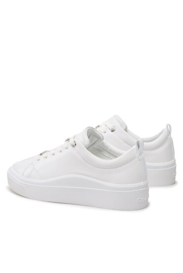 Calvin Klein Сникърси Cupsole Wave Lace Up HW0HW01196 Triple White 07K - Mera.bg