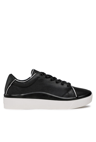 Calvin Klein Сникърси Cupsole Wave Lace Up HW0HW01349 Черен - Mera.bg