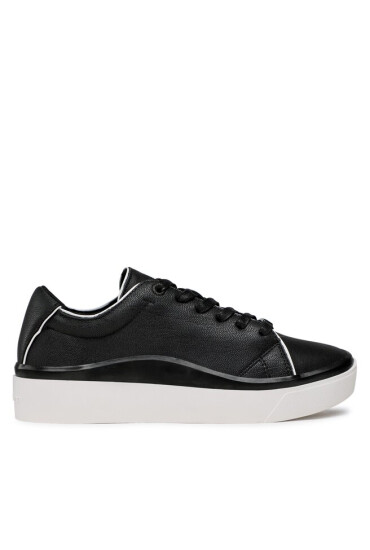 Calvin Klein Сникърси Cupsole Wave Lace Up HW0HW01349 Черен - Mera.bg