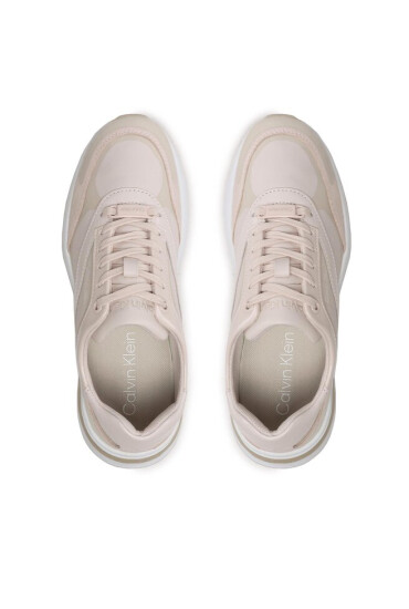 Calvin Klein Сникърси Elevated Runner Lace Up HW0HW01442 Crystal Gray ABH - Mera.bg