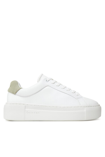 Calvin Klein Сникърси Ff Cupsole Lace Up Lth HW0HW02570 Бял - Mera.bg