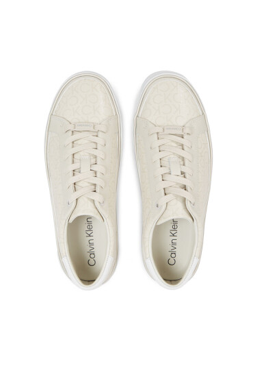 Calvin Klein Сникърси Flatform Cupsole Lace Up-Epi Mn HW0HW01670 Бял - Mera.bg