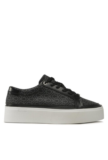 Calvin Klein Сникърси Flatform Cupsole Lace Up- Mono HW0HW01420 0GN - Mera.bg