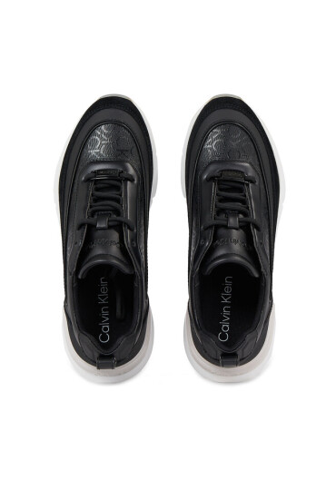 Calvin Klein Сникърси Flexi Runner Lace Up - Epi Mono HW0HW01662 Ck Black BEH - Mera.bg