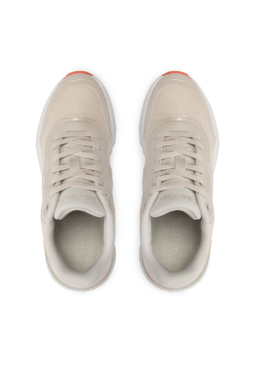 Calvin Klein Сникърси Flexi Runner Lace Up HW0HW01215 Dk Ecru PC4 - Mera.bg