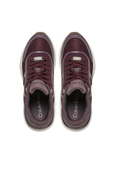 Calvin Klein Сникърси Flexi Runner Lace Up HW0HW01370 Бордо - Mera.bg