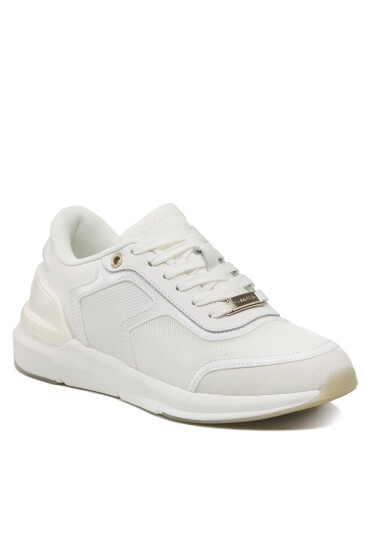 Calvin Klein Сникърси Flexi Runner Lace Up HW0HW01370 White/Marshmallow 0K8 - Mera.bg