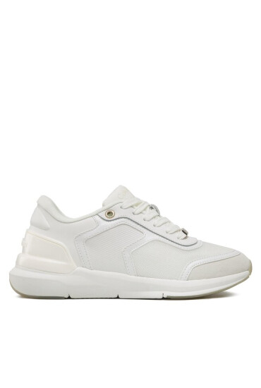 Calvin Klein Сникърси Flexi Runner Lace Up HW0HW01370 White/Marshmallow 0K8 - Mera.bg