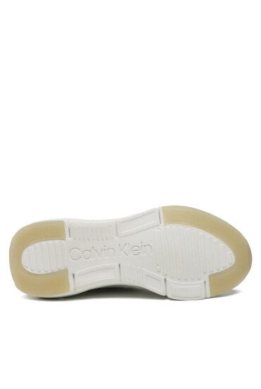 Calvin Klein Сникърси Flexi Runner Lace Up HW0HW01370 White/Marshmallow 0K8 - Mera.bg