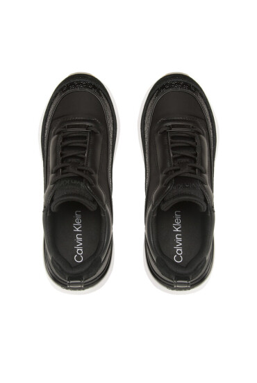 Calvin Klein Сникърси Flexi Runner Lace Up-Nano Mn Bx HW0HW01581 Черен - Mera.bg
