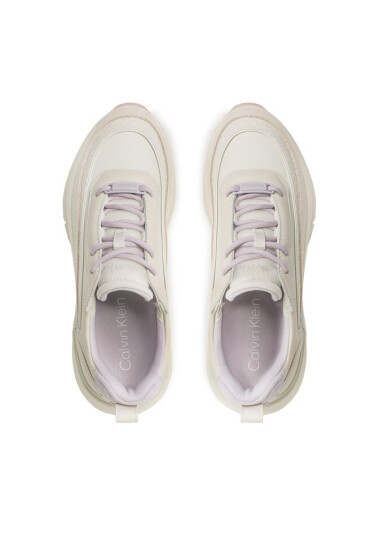 Calvin Klein Сникърси Flexi Runner Lace Up-Nano Mn Mix HW0HW01581 Екрю - Mera.bg