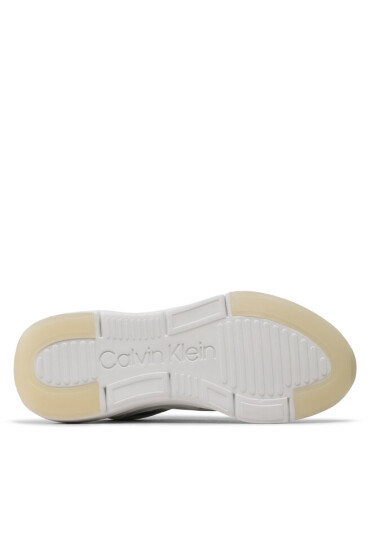 Calvin Klein Сникърси Flexi Runner - Mono HW0HW01437 White/Brown Mono 0LD - Mera.bg