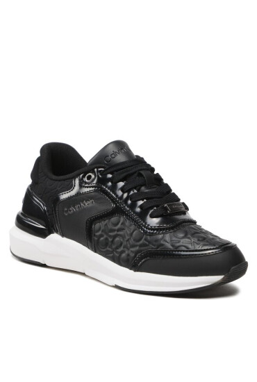 Calvin Klein Сникърси Flexi Runner Mono Mix HW0HW01375 Seasonal Black Mono 0GK - Mera.bg
