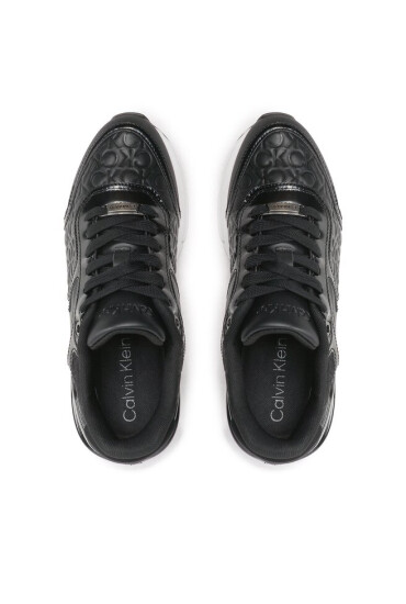 Calvin Klein Сникърси Flexi Runner Mono Mix HW0HW01375 Seasonal Black Mono 0GK - Mera.bg