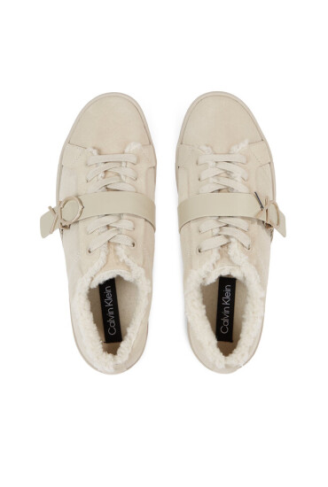Calvin Klein Сникърси Fltfrm Cupsole Lt W/Hw Sue Wl HW0HW01820 Бежов - Mera.bg