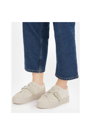 Calvin Klein Сникърси Fltfrm Cupsole Lt W/Hw Sue Wl HW0HW01820 Бежов - Mera.bg