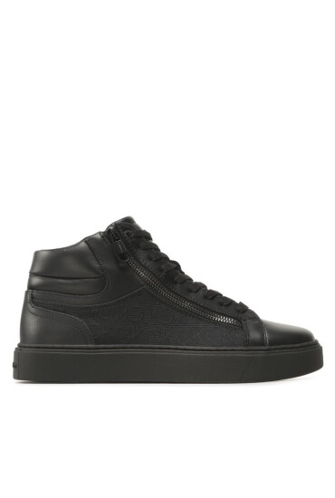 Calvin Klein Сникърси High Top Lace Up W/Zip Mono Jq HM0HM01014 Черен - Mera.bg