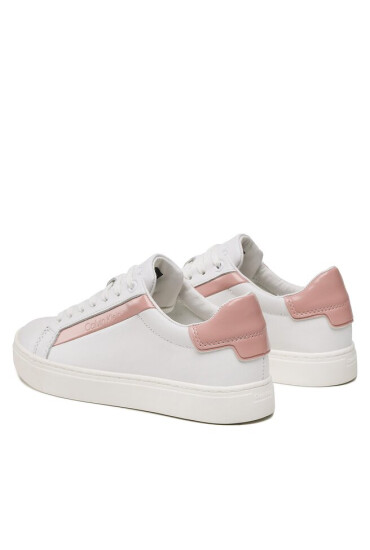 Calvin Klein Сникърси Logo Cupsole Lace Up HW0HW01353 Бял - Mera.bg