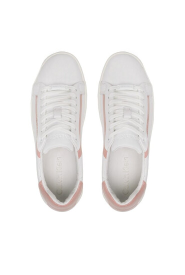 Calvin Klein Сникърси Logo Cupsole Lace Up HW0HW01353 Бял - Mera.bg