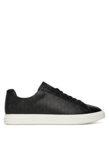 Calvin Klein Сникърси Low Pro Cups Lace Up Lth Aop HW0HW02817 Черен - Mera.bg