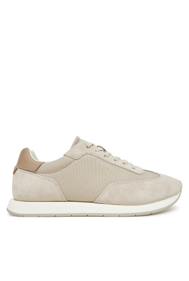 Calvin Klein Сникърси Low Prof Runn Laceup Cv Mix HM0HM01723 Бежов - Mera.bg