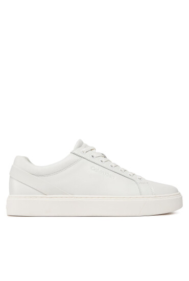 Calvin Klein Сникърси Low Top Lace Up Archive Stripe HM0HM01292 Бял - Mera.bg