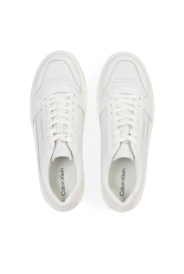 Calvin Klein Сникърси Low Top Lace Up Bskt HM0HM01254 White Mix 0K5 - Mera.bg