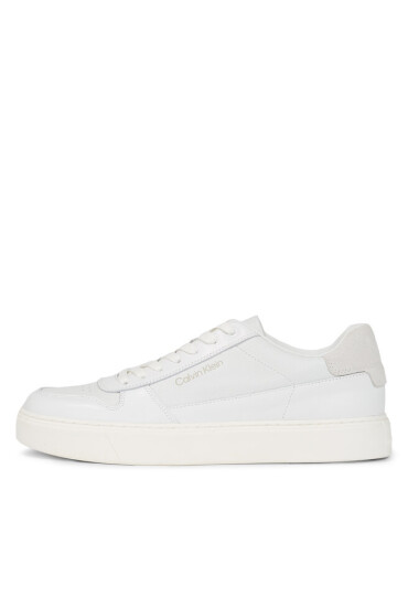 Calvin Klein Сникърси Low Top Lace Up Bskt HM0HM01254 White Mix 0K5 - Mera.bg