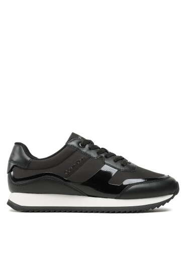 Calvin Klein Сникърси Low Top Lace Up Heat Bond HM0HM00551 Black/Magnet 0GM - Mera.bg
