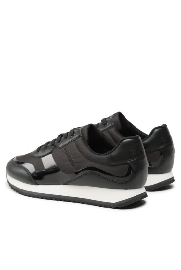 Calvin Klein Сникърси Low Top Lace Up Heat Bond HM0HM00551 Black/Magnet 0GM - Mera.bg
