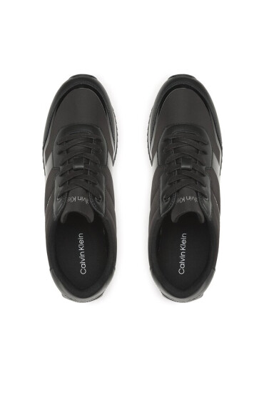 Calvin Klein Сникърси Low Top Lace Up Heat Bond HM0HM00551 Black/Magnet 0GM - Mera.bg