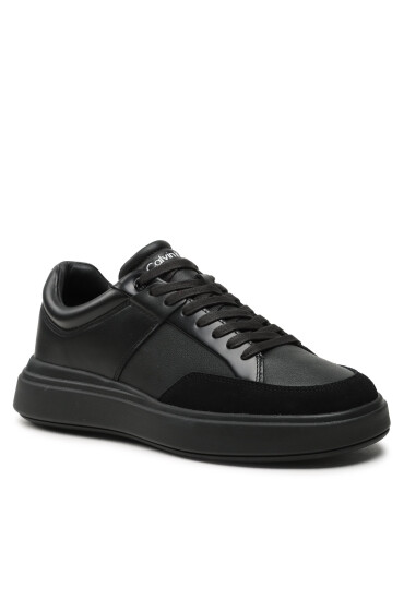 Calvin Klein Сникърси Low Top Lace Up HM0HM01047 Black Mono 0GJ - Mera.bg