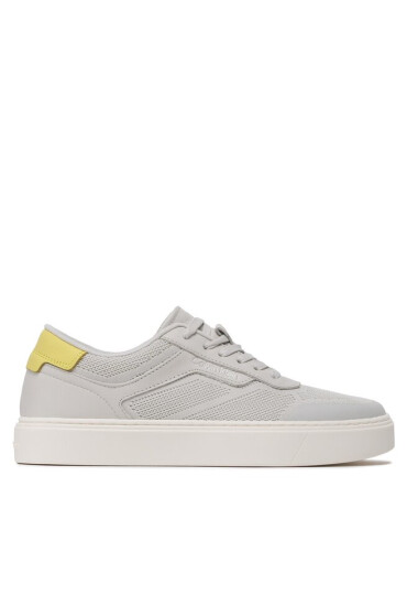 Calvin Klein Сникърси Low Top Lace Up Knit HM0HM00922 Light Grey/Acacia 0IP - Mera.bg