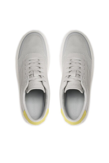 Calvin Klein Сникърси Low Top Lace Up Knit HM0HM00922 Light Grey/Acacia 0IP - Mera.bg