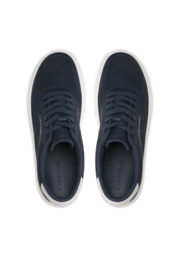 Calvin Klein Сникърси Low Top Lace Up Knit HM0HM00922 Navy/Light Grey 0GY - Mera.bg