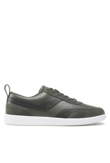 Calvin Klein Сникърси Low Top LAce Up Lth Mix HM0HM00851 Olive Mix 0H8 - Mera.bg