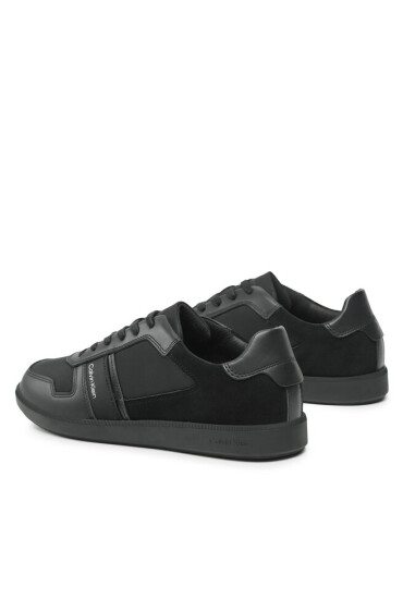 Calvin Klein Сникърси Low Top Lace Up Mix HM0HM00491 Triple Black 00U - Mera.bg