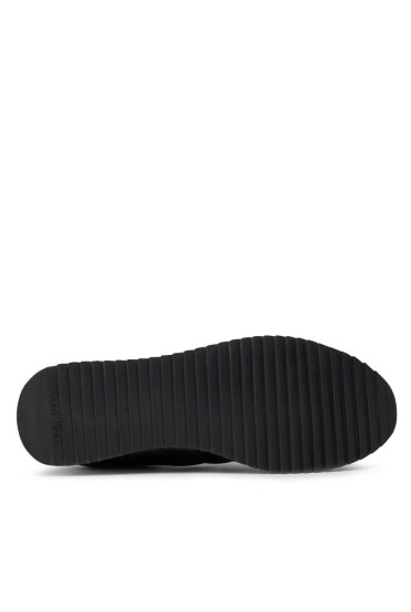 Calvin Klein Сникърси Low Top Lace Up Mix HM0HM01280 Triple Black 0GJ - Mera.bg