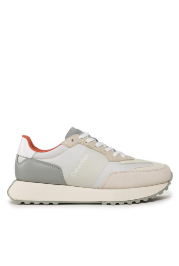 Calvin Klein Сникърси Low Top Lace Up Mix New HM0HM01238 Бежов - Mera.bg