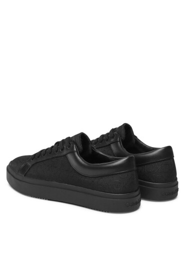 Calvin Klein Сникърси Low Top Lace Up Mono Jq HM0HM00975 Black Mono Jacquard 0GK - Mera.bg