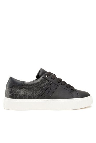 Calvin Klein Сникърси Low Top Lace Up Mono Mix HM0HM00823 Black Mono 0GJ - Mera.bg