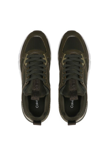 Calvin Klein Сникърси Low Top Lace Up Neo Mix HM0HM00865 Olive Mix 0H8 - Mera.bg